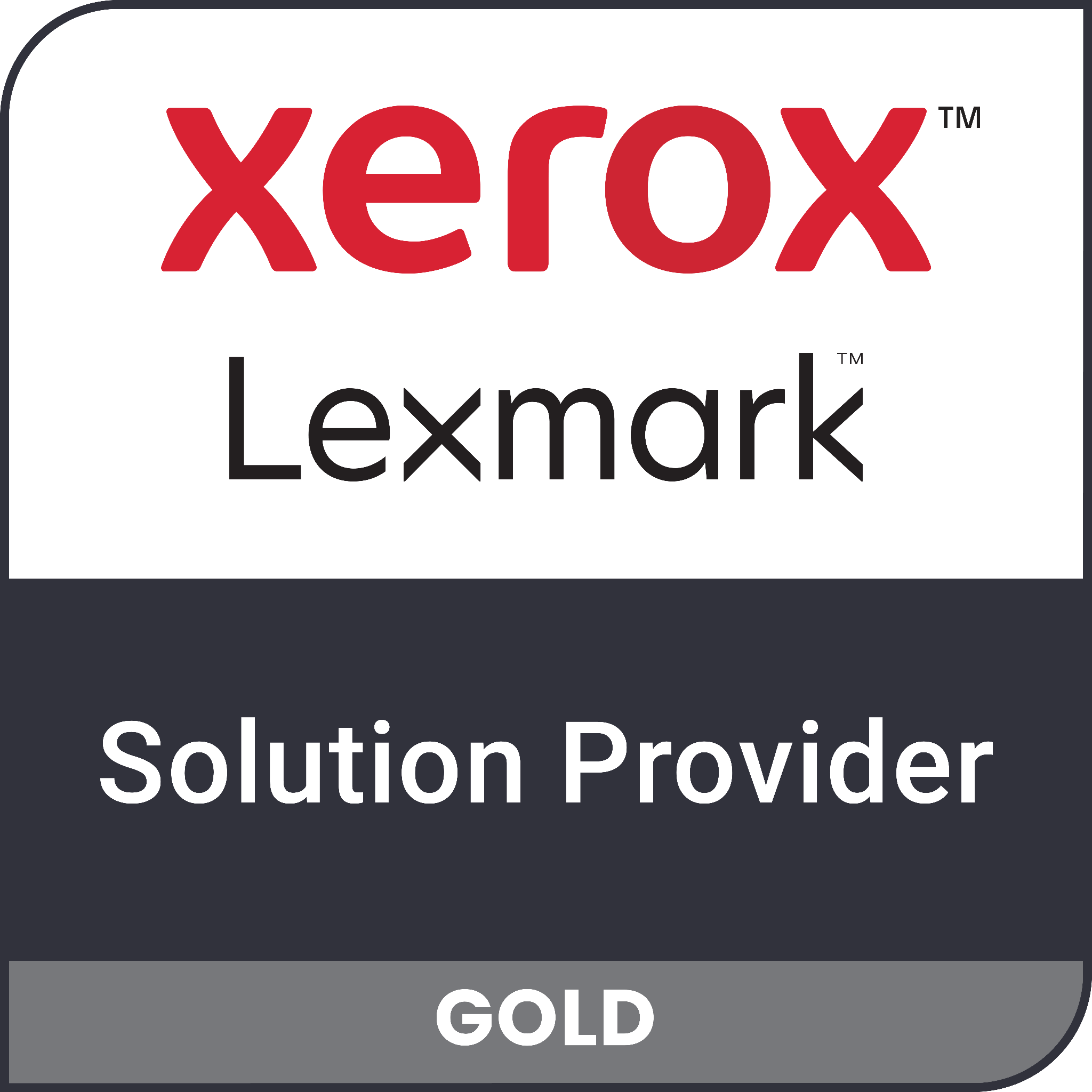 Xerox Lexmark Solution Provider Gold